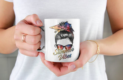 Summer Vibes Multi Colour Mug