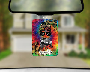 Car Freshener - Jeep Life Tie Dye