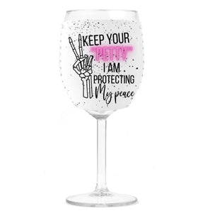 Wine Koozie - Keep Your Petty