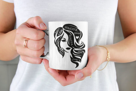 Woman Silhouette Mug