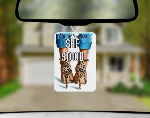 Car Freshener - She Stood