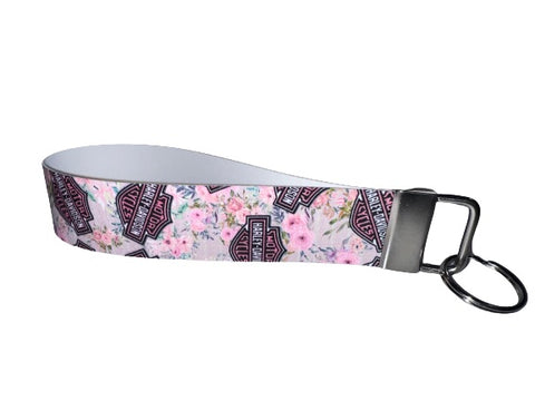 Wristlet Keychain - Harley Floral