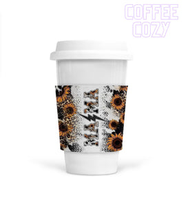 Coffee Cozy - Mama Sunflower