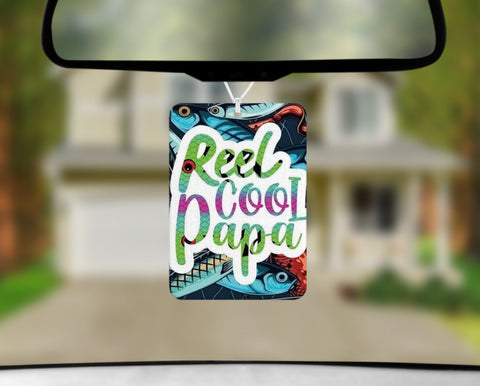 Car Freshener - Reel Cool Papa (Two Images)