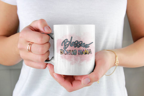 Blessed Bonus Mama Mug