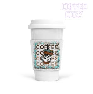 Coffee Cozy - Coffee Repeat Skull