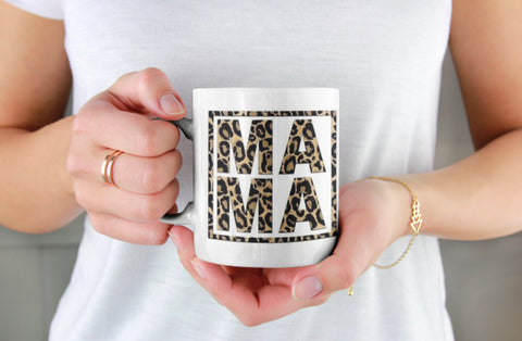 Cheetah Mama Square Mug