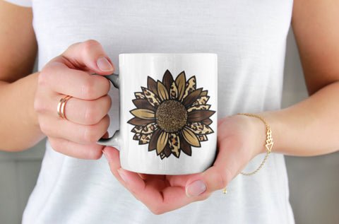 Sunflower Earth Tone Mug