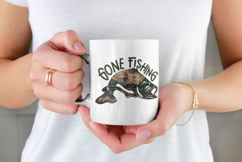 Gone Fishing Mug