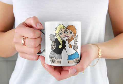 Elsa & Anna Mug