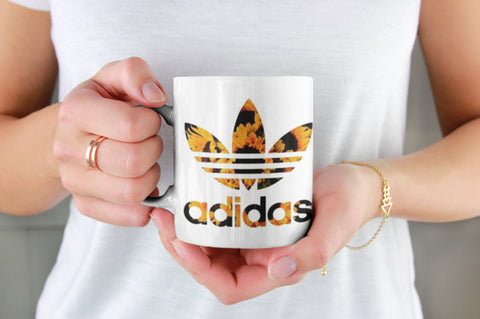 Floral Adidas Mug